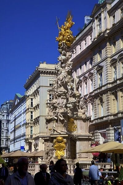 Plague Column, Graben, Vienna, Austria, Europe
