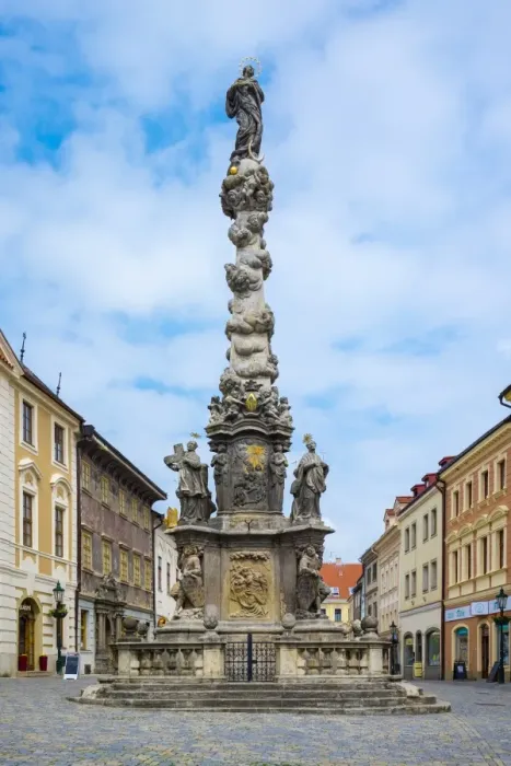 Framed Print : Plague column (Marian and Holy Trinity column), Kutna Hora, Central Bohemian Region Framed Print : Plague column (Marian and Holy Trinity column), Kutna Hora, Central Bohemian Region
