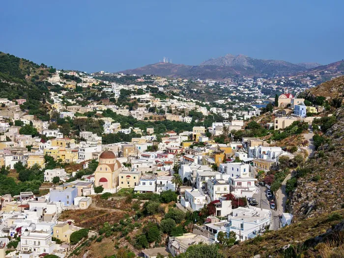 Framed Print : Platanos, elevated view, Agia Marina, Leros Island, Dodecanese, Greek Islands, Greece, Europe Framed Print : Platanos, elevated view, Agia Marina, Leros Island, Dodecanese, Greek Islands, Greece, Europe