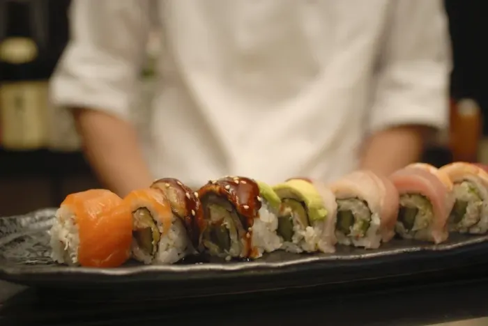Framed Print : Plate of sushi Framed Print : Plate of sushi