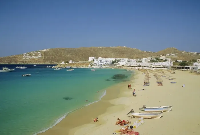 Framed Print : Plati Yialos beach Framed Print : Plati Yialos beach