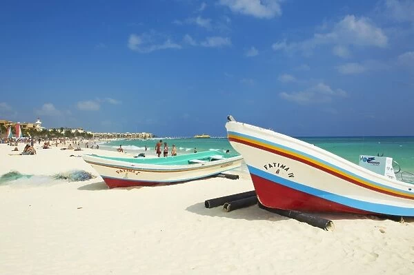 Playa del Carmen beach, Quintana Roo state, Mexico, North America