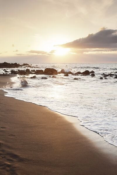 Playa des Ingles, beach, La Playa, Valle Gran Rey, La Gomera, Canary Islands, Spain