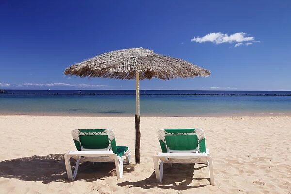 Playa de las Teresitas Beach, San Andres, Tenerife, Canary Islands, Spain, Atlantic