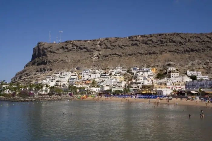 Framed Print : Playa Mogan, Grand Canary, Canary Islands, Spain, Atlantic, Europe Framed Print : Playa Mogan, Grand Canary, Canary Islands, Spain, Atlantic, Europe