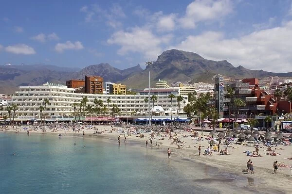 Playa Torviscas, Playa de las Americas, Tenerife, Canary Islands, Spain, Atlantic, Europe