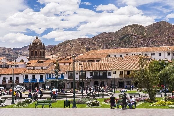 Plaza de Armas, UNESCO World Heritage Site, Cusco (Cuzco), Cusco Region, Peru, South