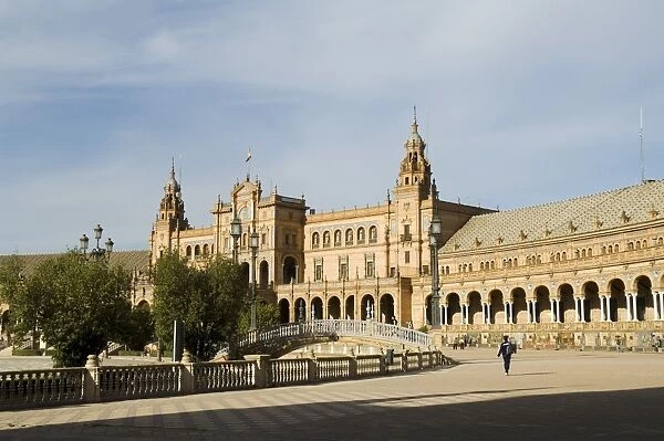 Plaza de Espana erected for the 1929 Exposition