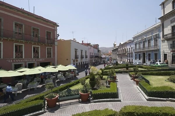 Plaza de la Paz in Guanajuato, a UNESCO World Heritage Site, Guanajuato State