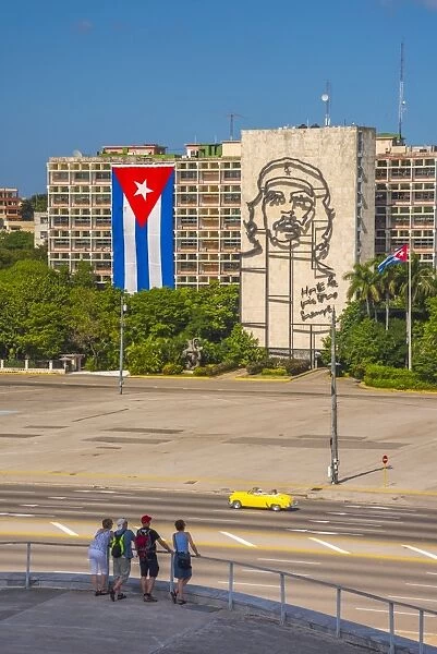 Plaza de la Revolucion, Vedado, Havana, Cuba, West Indies, Caribbean, Central America