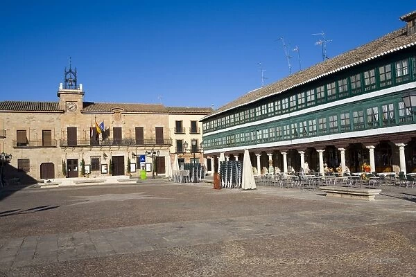 Plaza Mayor, Almagro, Castilla-La Mancha, Spain, Europe
