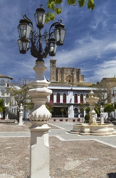 Plaza Mayor and La Colegiata, Osuna, Andalucia, Spain, Europe