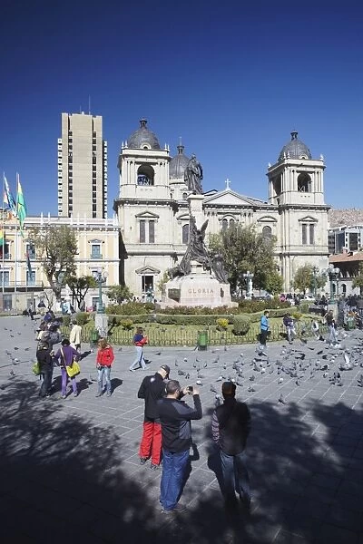 Plaza Pedro Murillo, La Paz, Bolivia, South America
