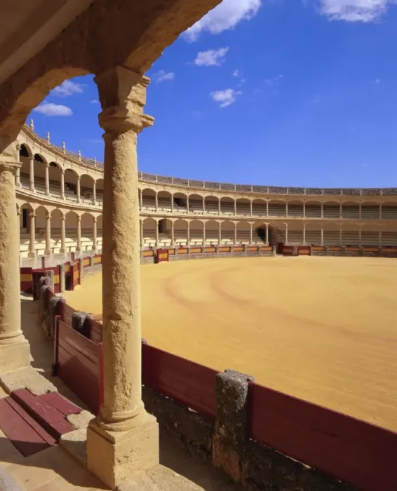 Framed Print : Plaza de Toros (bull ring) dating from 1785 Framed Print : Plaza de Toros (bull ring) dating from 1785