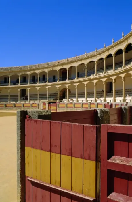 Framed Print : The Plaza de Toros dating from 1784 Framed Print : The Plaza de Toros dating from 1784
