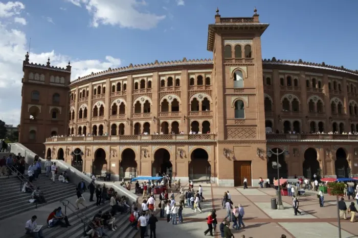 Framed Print : Plaza de Toros de Las Ventas, the famous bullfighting venue in Madrid, Spain, Europe
