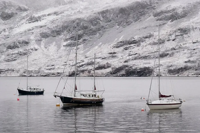 Framed Print : Pleasure Yachts anchored on Loch Broom in winter, Ullapool, Ross and Cromarty, Scottish Highlands, Scotland, United Kingdom, Europe Framed Print : Pleasure Yachts anchored on Loch Broom in winter, Ullapool, Ross and Cromarty, Scottish Highlands, Scotland, United Kingdom, Europe