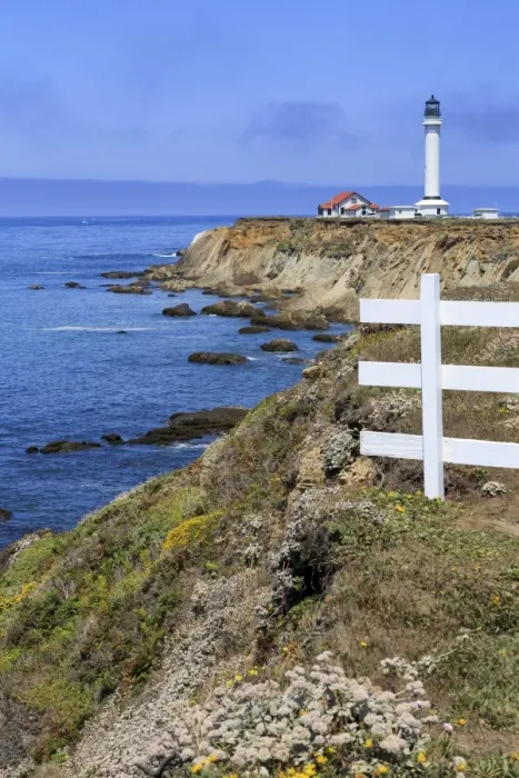Framed Print : Point Arena Lighthouse, California, United States of America, North America Framed Print : Point Arena Lighthouse, California, United States of America, North America