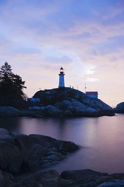 Point Atkinson lighthouse, on the Strait of Georgia, Vancouver, British Columbia