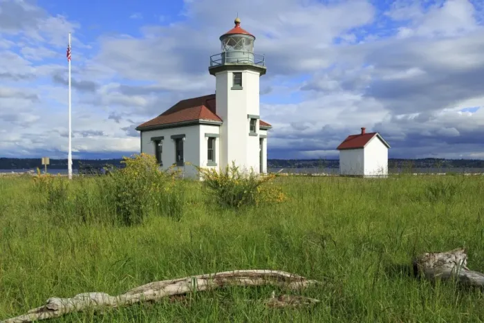 Framed Print : Point Wilson Lighthouse, Vashon Island, Tacoma, Washington State, United States of America, North America Framed Print : Point Wilson Lighthouse, Vashon Island, Tacoma, Washington State, United States of America, North America