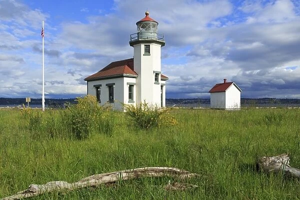 Point Wilson Lighthouse, Vashon Island, Tacoma, Washington State, United States of America, North America