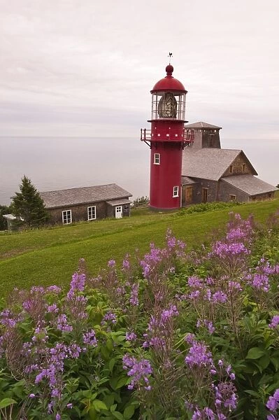 Pointe a la Renommee Lighthouse. Quebec, Canada, North America
