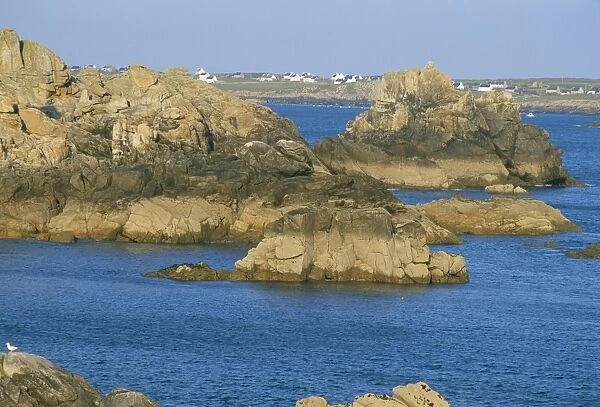 Pointe de Pern, Ile d Ouessant, Breton Islands, Finistere, Brittany, France, Europe