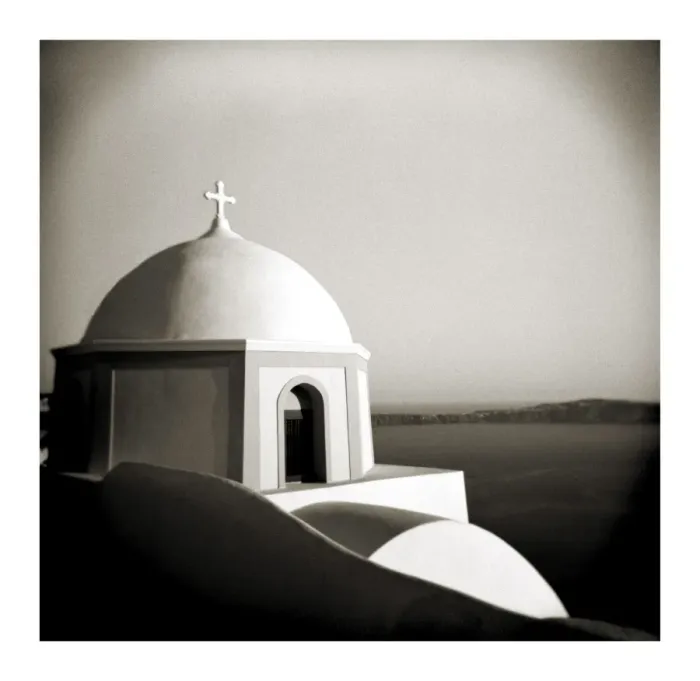 Framed Print : Polaroid of domed church Framed Print : Polaroid of domed church