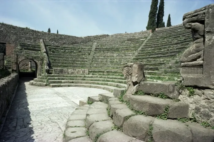 Framed Print : Pompeii Odeon Framed Print : Pompeii Odeon