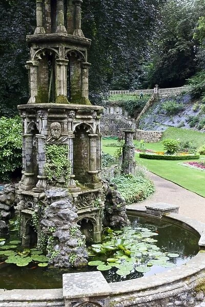 Pond in the Plantation Garden, Norwich, Norfolk, England, United Kingdom, Europe