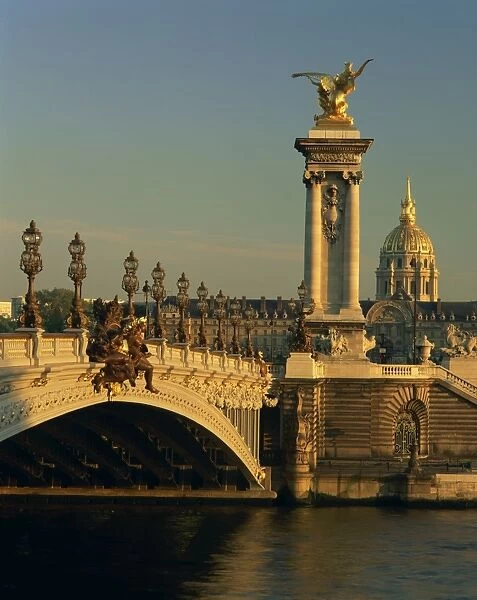 The Pont Alexandre III before the Grand Palais and the Petit Palais, Paris