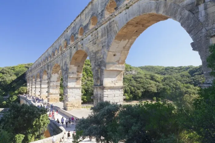 Framed Print : Pont du Gard, Roman aqueduct, UNESCO World Heritage Site, Languedoc-Roussillon, southern France Framed Print : Pont du Gard, Roman aqueduct, UNESCO World Heritage Site, Languedoc-Roussillon, southern France