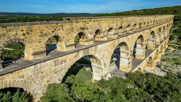 Framed Print : The Pont du Gard, a Roman aqueduct, UNESCO World Heritage Site, Vers-Pont-du-Guard, Occitanie, France, Europe Framed Print : The Pont du Gard, a Roman aqueduct, UNESCO World Heritage Site, Vers-Pont-du-Guard, Occitanie, France, Europe