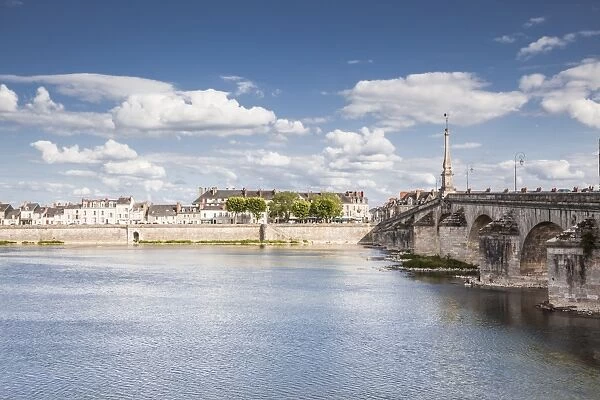 The Pont Jacques Gabriel in Blois, Loir-et-Cher, Centre-Val de Loire, France, Europe