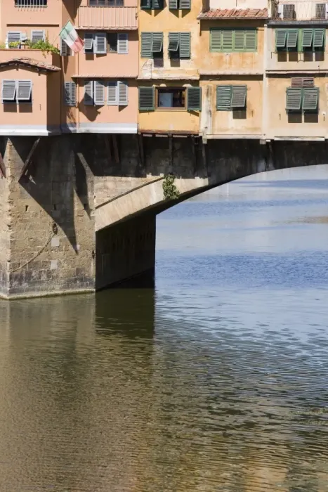 Framed Print : Detail of Ponte Vecchio bridge Framed Print : Detail of Ponte Vecchio bridge