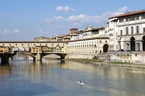 Ponte Vecchio, Florence (Firenze), UNESCO World Heritage Site, Tuscany, Italy, Europe