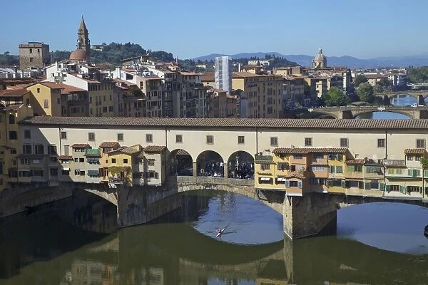 Ponte Vecchio and the River Arno, Florence, UNESCO World Heritage Site