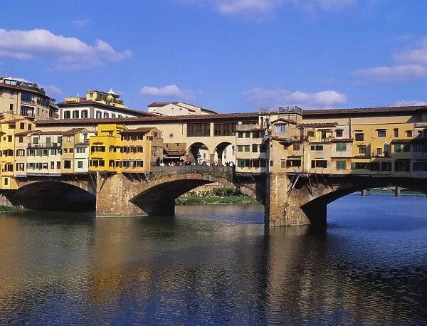 Ponte Vecchio Over the River Arno, Florence, Italy