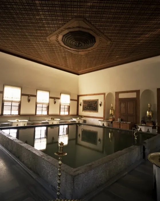 Framed Print : Pool in typical Ottoman house Framed Print : Pool in typical Ottoman house