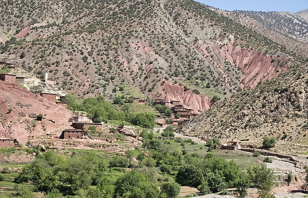 Poor villages in the most remote valleys of Morocco, North Africa, Africa