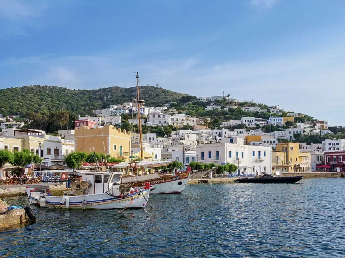Framed Print : Port in Agia Marina, Leros Island, Dodecanese, Greek Islands, Greece, Europe Framed Print : Port in Agia Marina, Leros Island, Dodecanese, Greek Islands, Greece, Europe