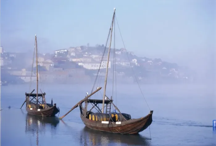 Framed Print : Port barge on the Douro River Framed Print : Port barge on the Douro River