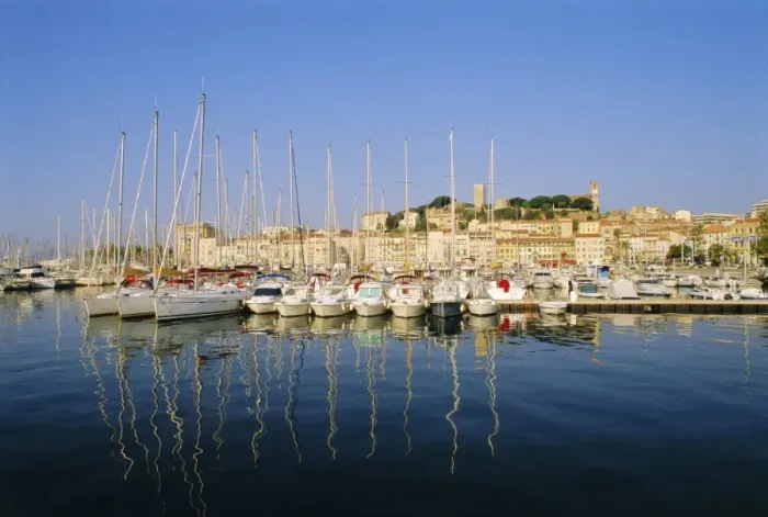 Framed Print : The Port, Cannes, Cote d Azur, Provence, France Framed Print : The Port, Cannes, Cote d Azur, Provence, France