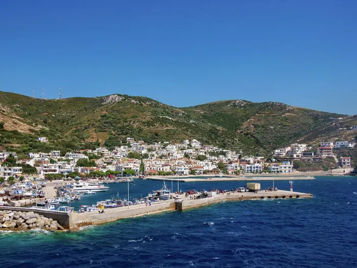 Framed Print : Port in Fournoi, Fournoi Island, North Aegean, Greek Islands, Greece, Europe Framed Print : Port in Fournoi, Fournoi Island, North Aegean, Greek Islands, Greece, Europe