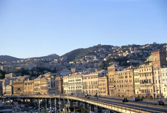 Framed Print : Port, Genoa (Genova) Framed Print : Port, Genoa (Genova)