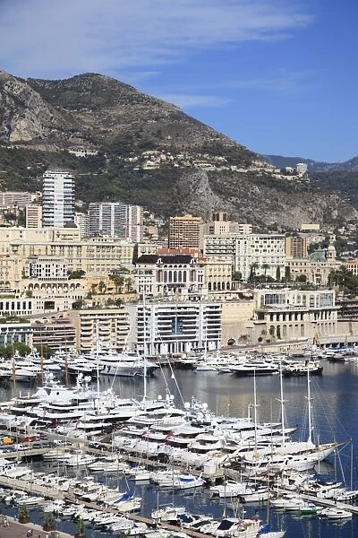 Port Hercule, Harbor, Monte Carlo, Monaco, Cote d Azur, Mediterranean, Europe