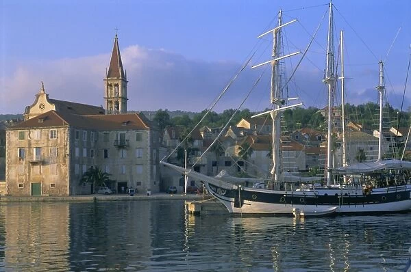 Port of Milna, Brac Island, Dalmatia, Dalmatian coast, Adriatic, Croatia, Europe