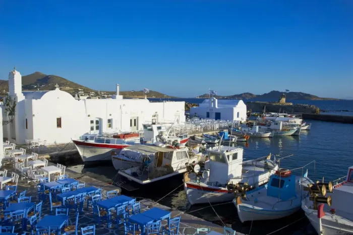 Framed Print : Port, Naoussa, Paros, Cyclades, Aegean, Greek Islands, Greece, Europe Framed Print : Port, Naoussa, Paros, Cyclades, Aegean, Greek Islands, Greece, Europe