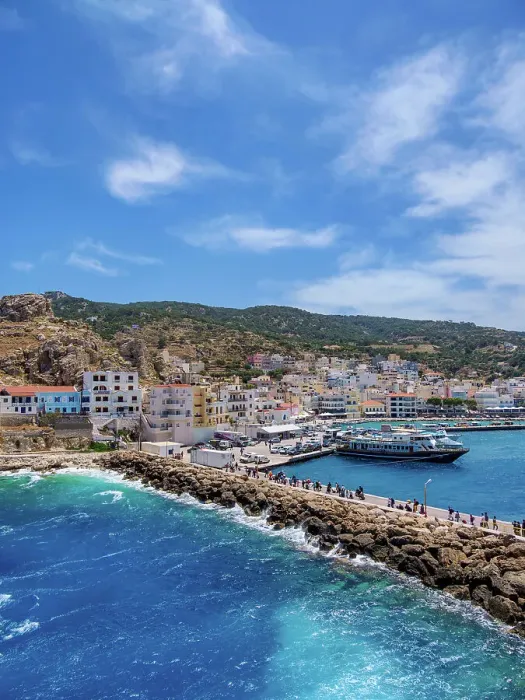 Framed Print : Port in Pigadia, Karpathos Island, Dodecanese, Greek Islands, Greece, Europe Framed Print : Port in Pigadia, Karpathos Island, Dodecanese, Greek Islands, Greece, Europe