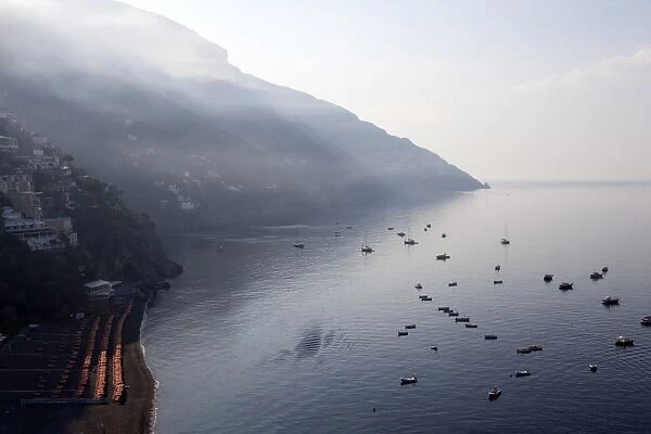 The port of Positano on the Amalfi coast, Costiera Amalfitana, UNESCO World Heritage Site, Campania, Italy, Europe